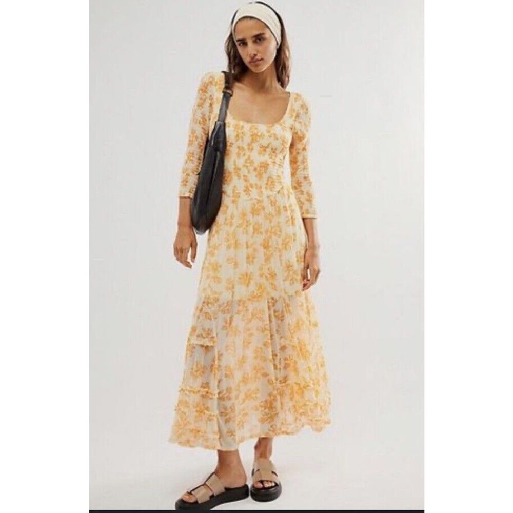 Free People It’s Fate Midi Dress Size L